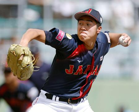 　キューバ戦に先発した下重＝沖縄セルラー