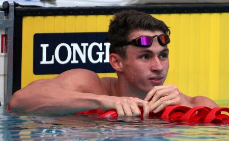 競泳のベンジャミン・プラウド＝２０１８年（ＡＰ＝共同）