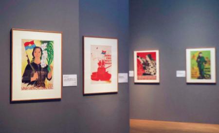 福岡アジア美術館の特別展「ベトナム、記憶の風景」＝１２日、福岡市