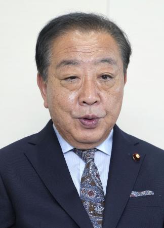 立憲民主党の野田代表