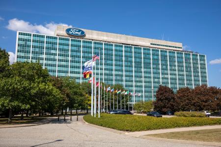 米ミシガン州にある、フォードの現在の本社＝１５日（ゲッティ＝共同）