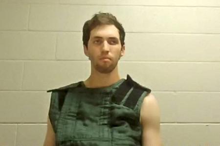 米ユタ州の裁判所に出廷したタイラー・ロビンソン容疑者＝１６日（ユタ州裁判所提供、ロイター＝共同）