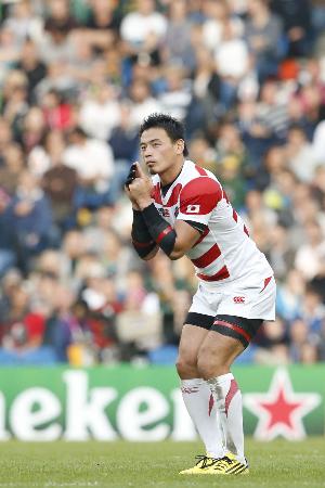 ラグビー日本代表　選手用ジャージ　15番　五郎丸歩　ラグビーワールドカップ ラグビー日本代表選手用ジャージ15番五郎丸歩ラグビーワールドカップ