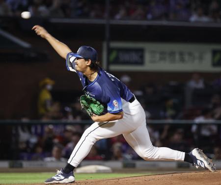 楽天戦に先発した西武・高橋＝楽天モバイルパーク