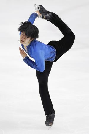 　男子フリー　演技する山本草太＝邦和みなとスポーツ＆カルチャー