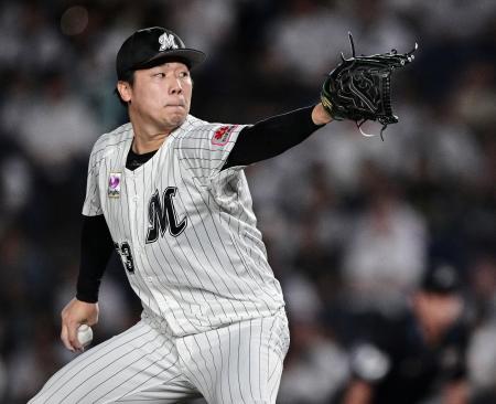 西武戦に先発したロッテ・木村＝ＺＯＺＯマリン