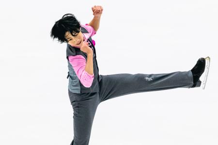 男子ＳＰで演技する西野太翔＝グダニスク（ＩＳＵ提供・ゲッティ＝共同）