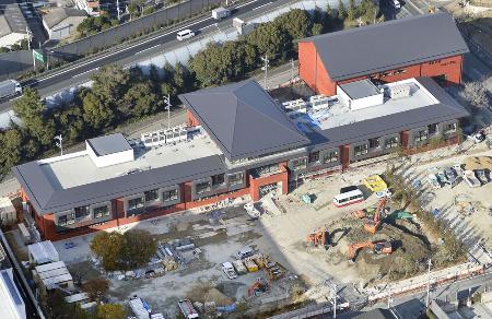 学校法人森友学園が小学校用地として一時取得していた国有地＝２０１７年２月、大阪府豊中市