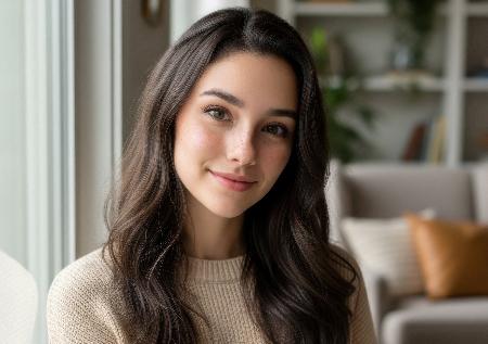 英国の映像制作会社がＡＩを使って生み出したバーチャル俳優ティリー・ノーウッド（パーティクル６提供・ロイター＝共同）