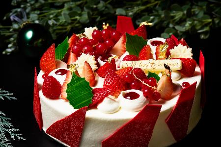 　「シャングリ・ラ東京」がリニューアルしたストロベリーショートケーキＬサイズ（提供写真）