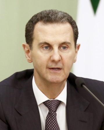 シリアのアサド前大統領(ゲッティ=共同)
