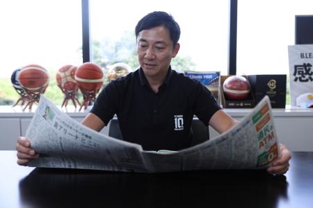 　バスケットボールＢリーグチェアマンの島田慎二さん