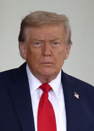 トランプ米大統領(ゲッティ=共同)