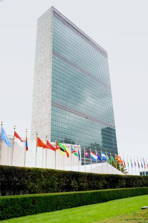 米ニューヨークの国連本部=14日(共同)