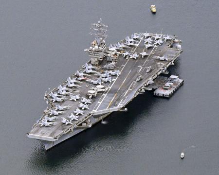 米原子力空母ニミッツ=2023年5月