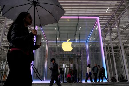 　米アップルの店舗＝５月、ニューヨーク（ロイター＝共同）