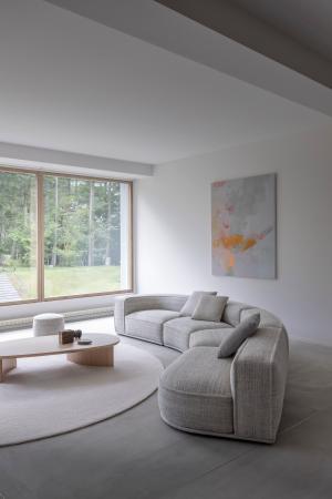 　パーツごとに購入できるアルフレックスジャパンの新作ソファ「ソフィオ　エレメンティ」（提供写真）