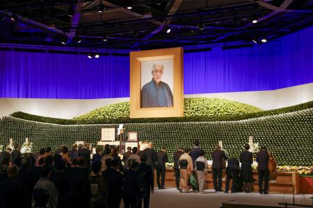 　茶道裏千家前家元の千玄室さんのお別れの会＝２７日午前、京都市左京区