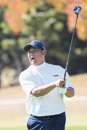 第2日、途中棄権した主催者推薦出場の松坂大輔=Kochi黒潮CC