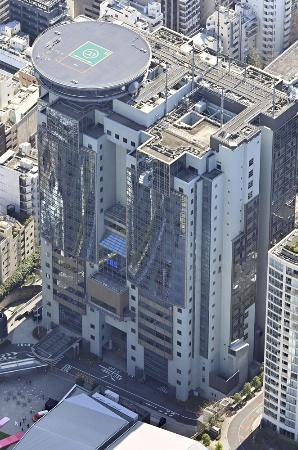 ＴＢＳ本社＝３月、東京都港区