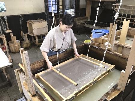 福井県・越前鳥の子紙(文化庁提供)