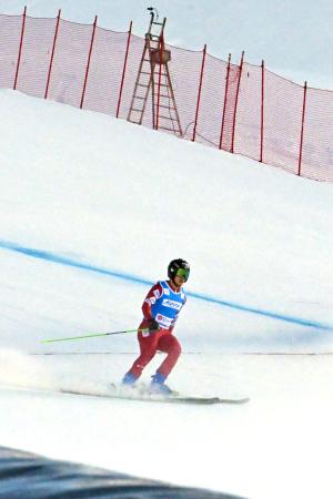 準々決勝で敗退した古野慧＝バルトランス（共同）