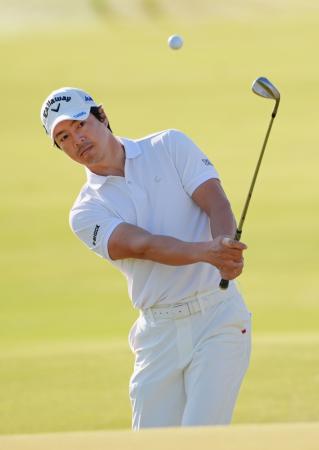 第3ラウンド、通算4アンダーで35位の石川遼=TPCソーグラス(共同)