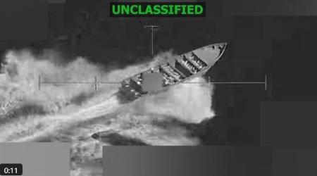 米南方軍が米時間１１月１６日にＸ（旧ツイッター）で公開した攻撃の映像（米南方軍のＸから、共同）