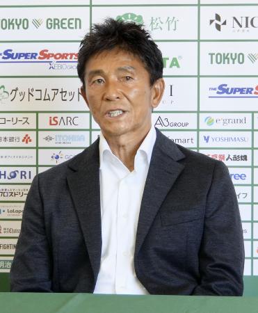 東京Ｖの城福浩監督＝８日、川崎市