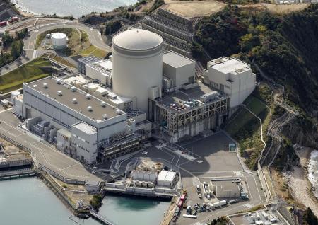 関西電力美浜原発３号機＝１１月、福井県美浜町