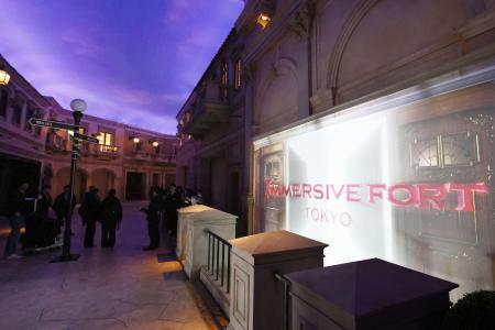 屋内型テーマパーク「イマーシブ・フォート東京」＝２０２４年２月、東京・お台場