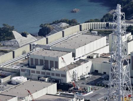 宮城県の東北電力女川原発２号機＝２０２４年１０月