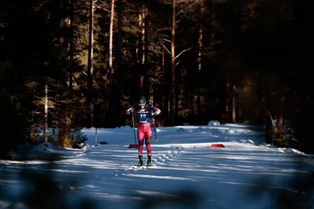 １０キロクラシカルで６２位だった馬場直人＝２９日（ゲッティ＝共同）