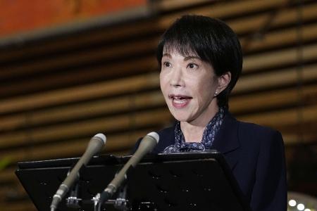 高市早苗首相＝昨年１２月、首相官邸