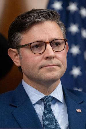 米共和党のジョンソン下院議長（ゲッティ＝共同）