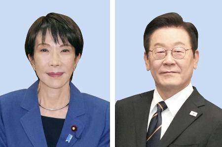 高市早苗首相、韓国の李在明大統領