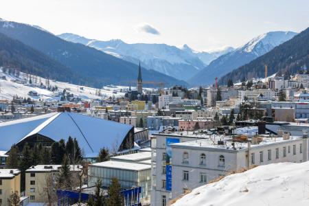 世界経済フォーラム（ＷＥＦ）年次総会（ダボス会議）の開催地ダボス（ロイター＝共同）