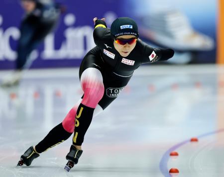 女子１５００メートルで２位の高木美帆＝インツェル（共同）