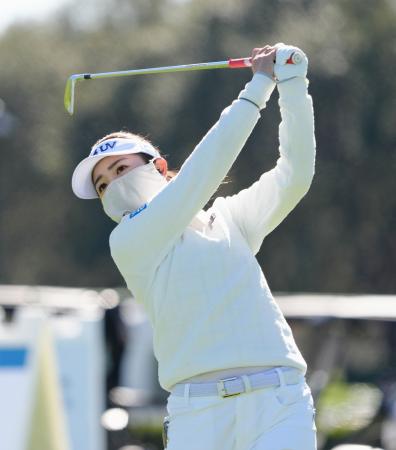 　最終調整する山下美夢有＝オーランド（共同）