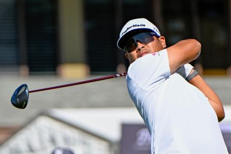 第２ラウンド、通算９アンダーで６位の久常涼＝トーリーパインズＧＣ（共同）