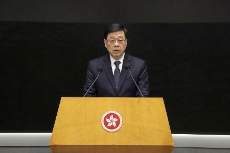 香港政府トップの李家超行政長官＝２０２５年１２月、香港
