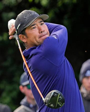 第１ラウンド、２アンダーで暫定１２位の松山英樹＝リビエラＣＣ（共同）