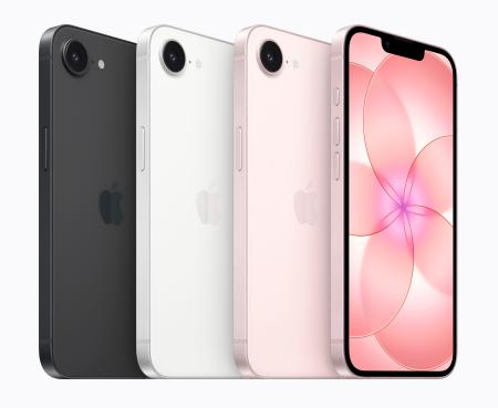米アップルの「ｉＰｈｏｎｅ（アイフォーン）１７ｅ」（同社提供）