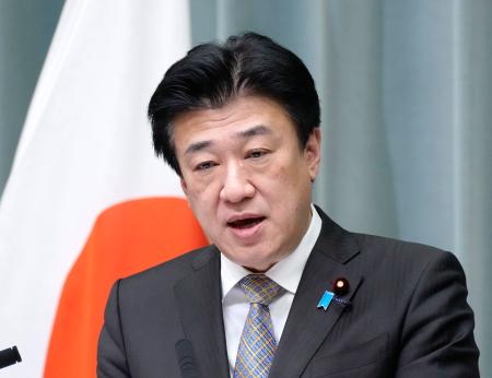 記者会見する木原官房長官＝６日午後、首相官邸