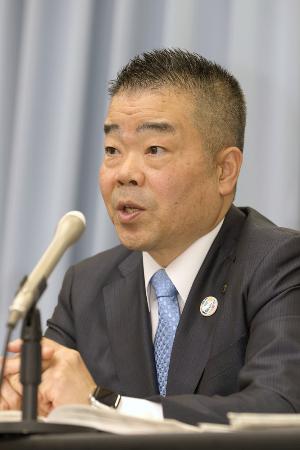 滋賀県の三日月大造知事＝２月、大津市