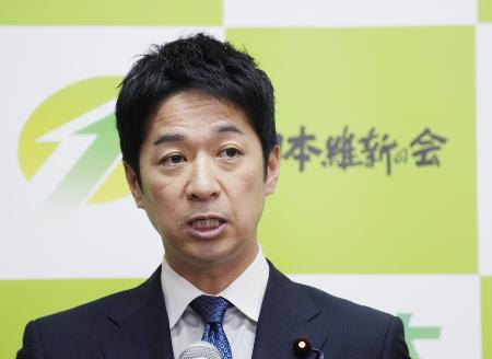 日本維新の会の藤田文武共同代表＝２０２６年３月４日、国会