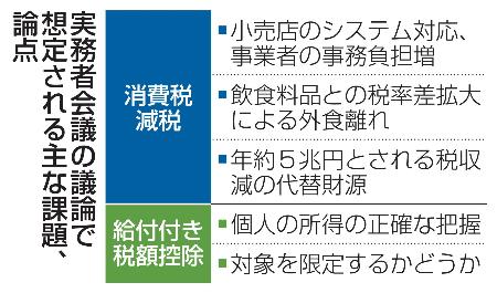 実務者会議の議論で想定される主な課題、論点