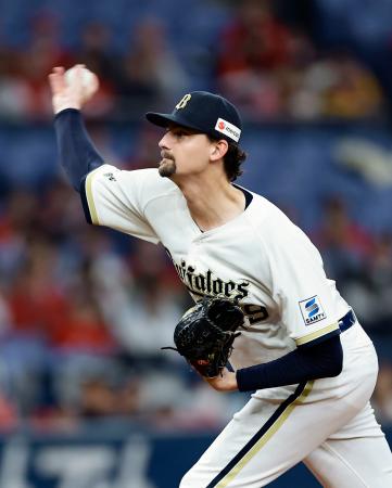 広島戦に先発したオリックスのジェリー＝京セラドーム