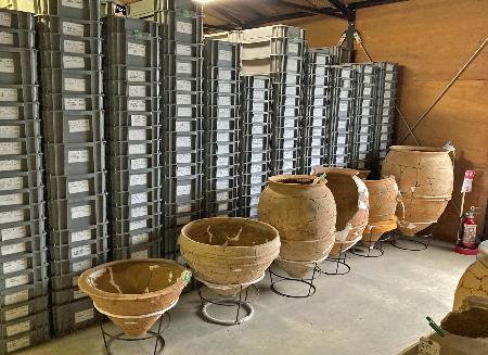 吉野ケ里遺跡の出土品（佐賀県提供）