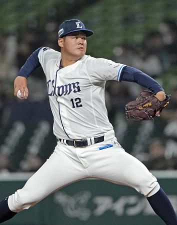 楽天とのオープン戦に先発した西武・渡辺＝ベルーナドーム